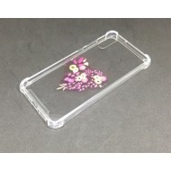 Capa Silicone Anti-Choque Com Desenho Huawei P20 Transparente